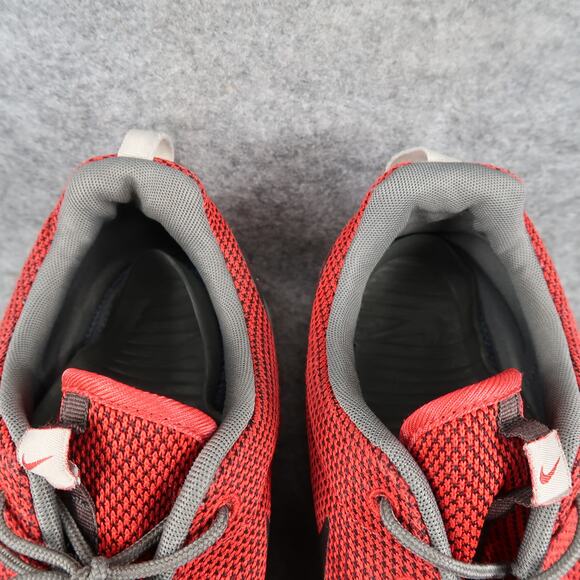 Nike Shoes Mens 13 Roshe One Casual Sneakers Athletic Trainer Red Black Running - Picture 4 of 13